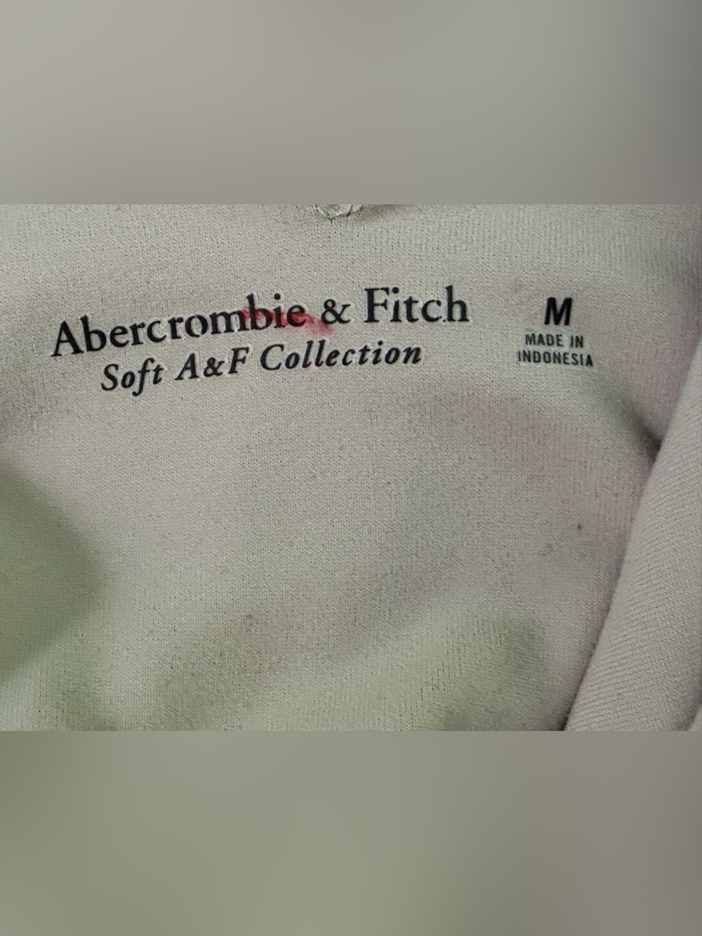 A&F - Gray-beige deep V-Neck Sleeveless Bodysuit, sz M - Picture 3 of 4